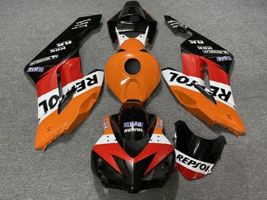 2004-2005 Honda CBR1000RR Abs Fairings - Orange White Red Glossy Black Repsol Canada Websites