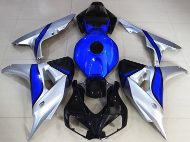 2006-2007 Honda CBR1000RR Motorcycle Fairings - Silver Blue Glossy Black Canada Websites