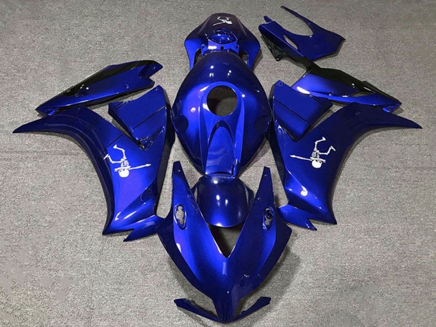2012-2016 Honda CBR1000RR Motorcycle Fairing - Blue Glossy Black Canada Websites