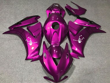 2012-2016 Honda CBR1000RR Motorcycle Fairings - Deep Pink Glossy Black Canada Websites