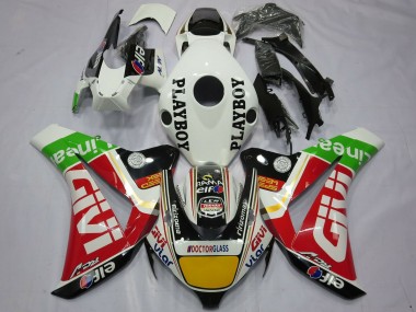 2008-2011 Honda CBR1000RR Motorcycle Fairings - White Red Yellow Green Black Givi Playboy Canada Websites