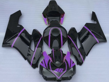 2004-2005 Honda CBR1000RR Motorcycle Fairings - Glossy Black Purple Canada Websites