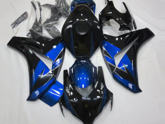 2008-2011 Honda CBR1000RR Motorcycle Fairings - Blue Glossy Black Canada Websites