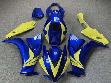 2012-2016 Honda CBR1000RR Motorcycle Fairings - Blue High Vis Yellow Canada Websites