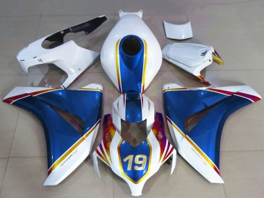 2008-2011 Honda CBR1000RR Motorcycle Fairings - White Blue Yellow Red 19 Canada Websites