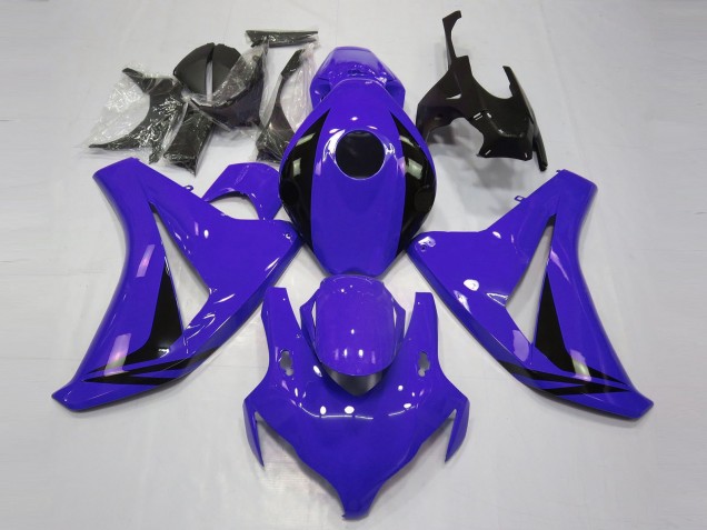 2008-2011 Honda CBR1000RR Motorcycle Fairings - Blue Glossy Black OEM Style Canada Websites
