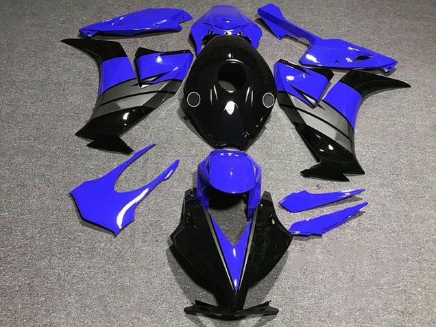 2012-2016 Honda CBR1000RR Motorcycle Fairings - Blue Grey Glossy Black Canada Websites