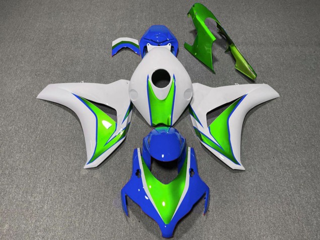 2008-2011 Honda CBR1000RR Motorcycle Fairings - White Green Blue Canada Websites