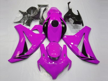 2008-2011 Honda CBR1000RR Motorcycle Fairings - Pink Glossy Black OEM Style Canada Websites