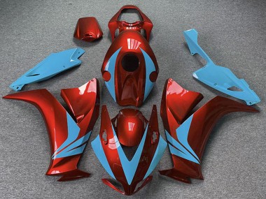2012-2016 Honda CBR1000RR Motorcycle Fairings - Red Light Blue Canada Websites