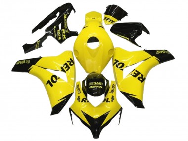 2008-2011 Honda CBR1000RR Motorcycle Fairings - Yellow Black Glossy Repsol Canada Websites