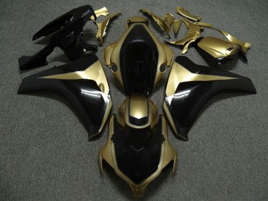 2008-2011 Honda CBR1000RR Motorcycle Fairings - Gold Glossy Black Canada Websites