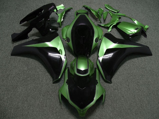 2008-2011 Honda CBR1000RR Motorcycle Fairings - Green Glossy Black Custom Canada Websites