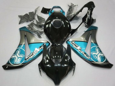 2008-2011 Honda CBR1000RR Motorcycle Fairings - Light Blue Grey Glossy Black Canada Websites