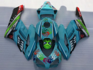2004-2005 Honda CBR1000RR Motorcycle Fairings - Blue Green Black Red Shark Canada Websites