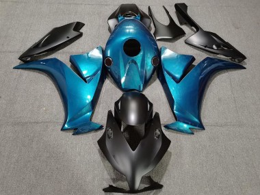 2012-2016 Honda CBR1000RR Motorcycle Fairings - Blue Matte Black Canada Websites
