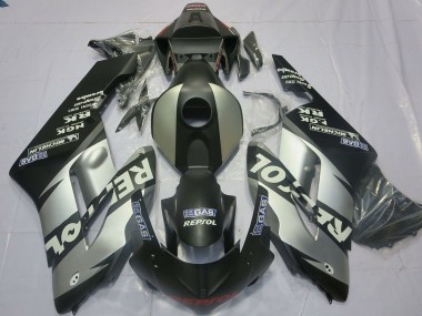 2004-2005 Honda CBR1000RR Motorcycle Fairings - Silver Grey Matte Black Repsol Canada Websites