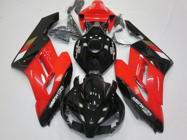 2004-2005 Honda CBR1000RR Motorcycle Fairings - Red Glossy Black Mugen Canada Websites
