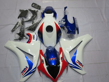 2008-2011 Honda CBR1000RR Motorcycle Fairings - White Red Blue OEM Style HRC Canada Websites