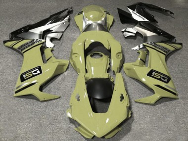 2017-2023 Honda CBR1000RR Motorcycle Fairings - Olive White Silver Glossy Black DSI Canada Websites