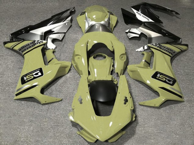 2017-2023 Honda CBR1000RR Motorcycle Fairings - Olive White Silver Glossy Black DSI Canada Websites