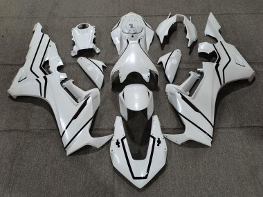2017-2023 Honda CBR1000RR Motorcycle Fairings - Pearl White Black Lining Canada Websites