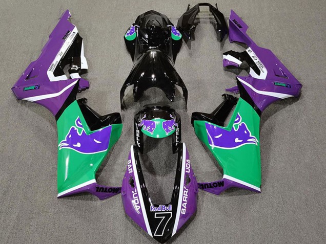 2017-2023 Honda CBR1000RR Motorcycle Fairings - Purple Green Glossy Black Red Bull Canada Websites