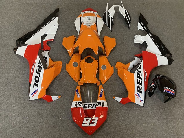 2017-2023 Honda CBR1000RR Motorcycle Fairings - White Orange Red Black Racing Repsol 93 Canada Websites