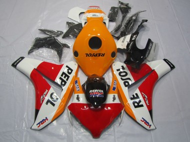 2008-2011 Honda CBR1000RR Motorcycle Fairings - Orange White Red Glossy Black Repsol HRC Canada Websites