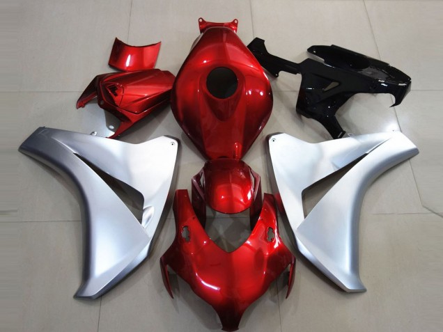 2008-2011 Honda CBR1000RR Motorcycle Fairings - Silver Red Canada Websites