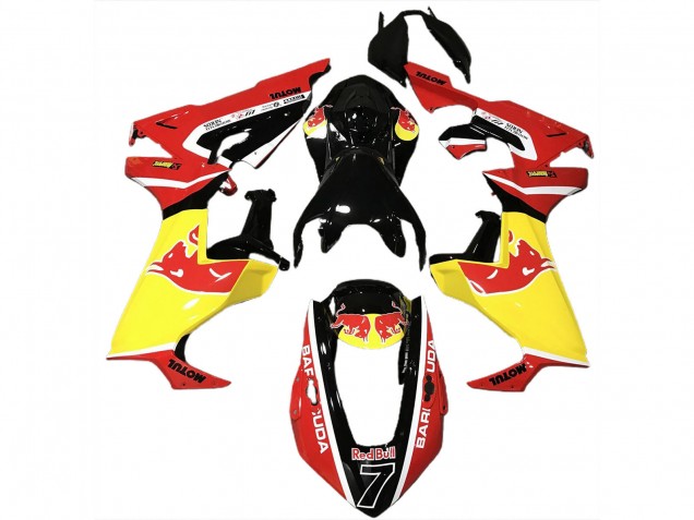 2017-2024 Honda CBR1000RR Motorcycle Fairings - Glossy Black Yellow Red Bull Canada Websites