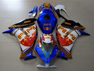 2012-2016 Honda CBR1000RR Motorcycle Fairings - White Blue Gold Red Bull Canada Websites