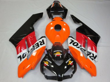 2004-2005 Honda CBR1000RR Motorcycle Fairings - Orange White Red Glossy Black Repsol Canada Websites