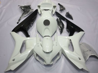 2006-2007 Honda CBR1000RR Motorcycle Fairings - White Glossy Black Canada Websites