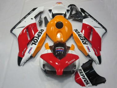 2004-2005 Honda CBR1000RR Motorcycle Fairings - White Orange Red Glossy Black Repsol HRC Canada Websites