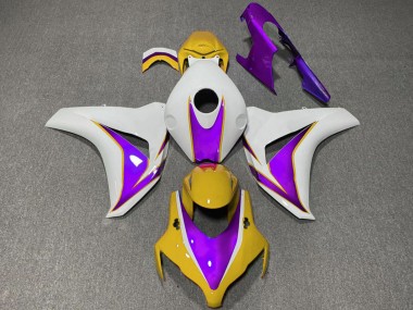 2008-2011 Honda CBR1000RR Motorcycle Fairings - White Yellow Purple Canada Websites
