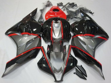 2009-2012 Honda CBR600RR Motorcycle Fairings - Red Grey Glossy Black Canada Websites