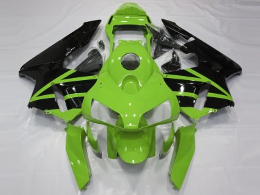 2003-2004 Honda CBR600RR Motorcycle Fairing Kits - Green Glossy Black Canada Websites