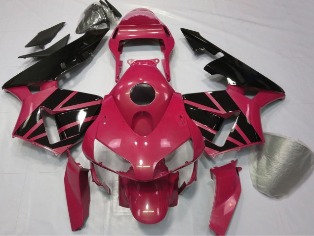 2003-2004 Honda CBR600RR Motorcycle Fairings - Red Glossy Black Stripe Canada Websites