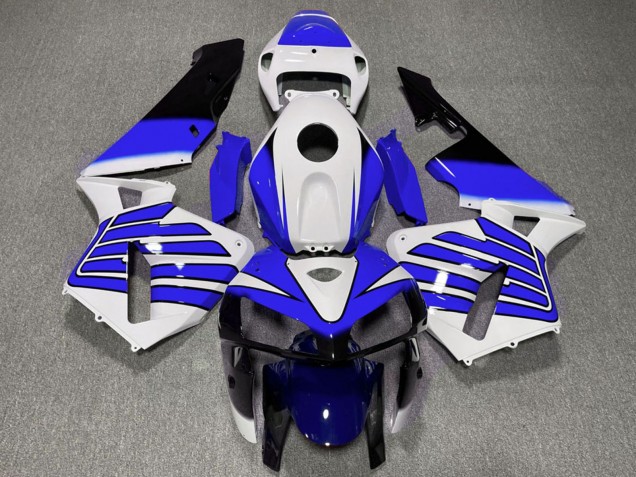 2005-2006 Honda CBR600RR Motorcycle Fairings - White Blue Wings Canada Websites