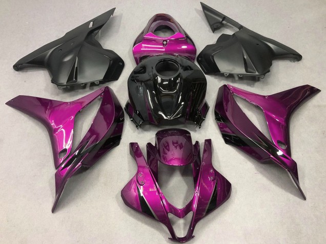 2009-2012 Honda CBR600RR Motorcycle Fairings - Pink Glossy Black OEM Style Canada Websites