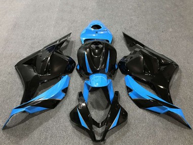 2009-2012 Honda CBR600RR Motorcycle Fairings - Sky Blue Glossy Black Canada Websites