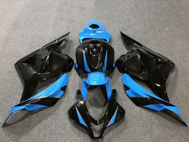 2009-2012 Honda CBR600RR Motorcycle Fairings - Sky Blue Glossy Black Canada Websites