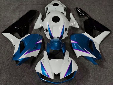 2013-2023 Honda CBR600RR Motorcycle Fairing - White Blue Glossy Black Canada Websites