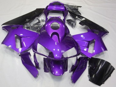 2003-2004 Honda CBR600RR Motorcycle Fairing - Purple Glossy Black Canada Websites