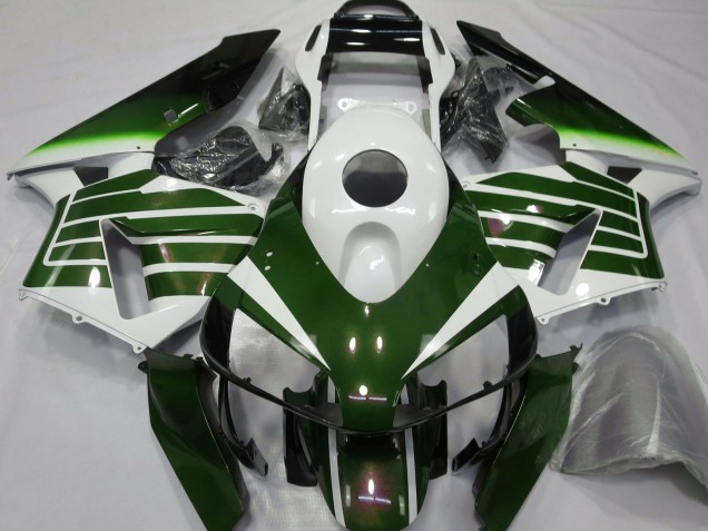 2003-2004 Honda CBR600RR Motorcycle Fairings - White Green Fade Canada Websites