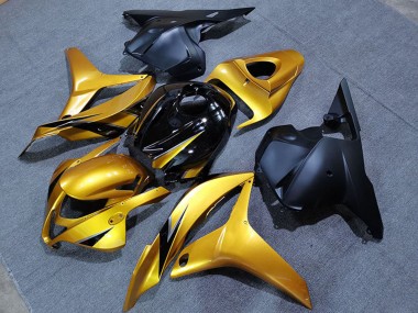 2009-2012 Honda CBR600RR Motorcycle Fairings - Gold Glossy Black Matte Black OEM Style Canada Websites