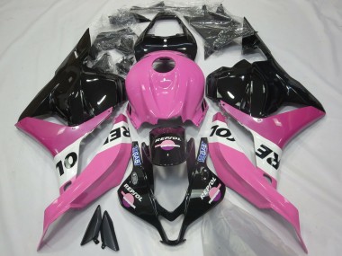 2009-2012 Honda CBR600RR Motorcycle Fairings - Pink White Glossy Black Repsol Canada Websites