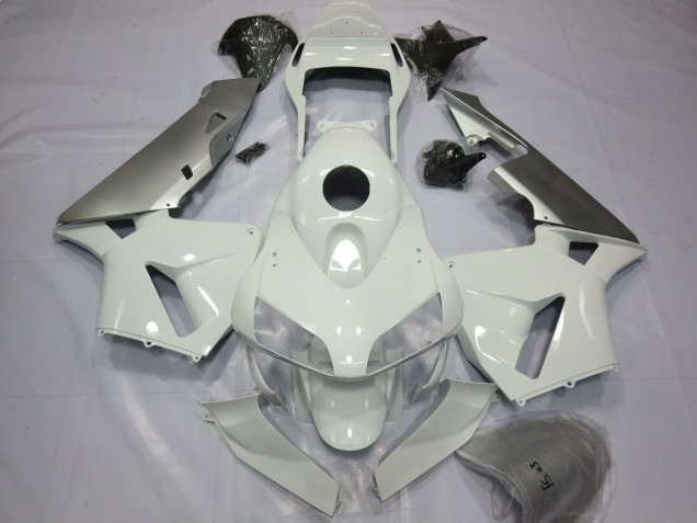 2003-2004 Honda CBR600RR Motorcycle Fairings - Silver White Canada Websites
