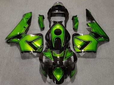 2003-2004 Honda CBR600RR Motorcycle Fairings - Green Glossy Black Canada Websites